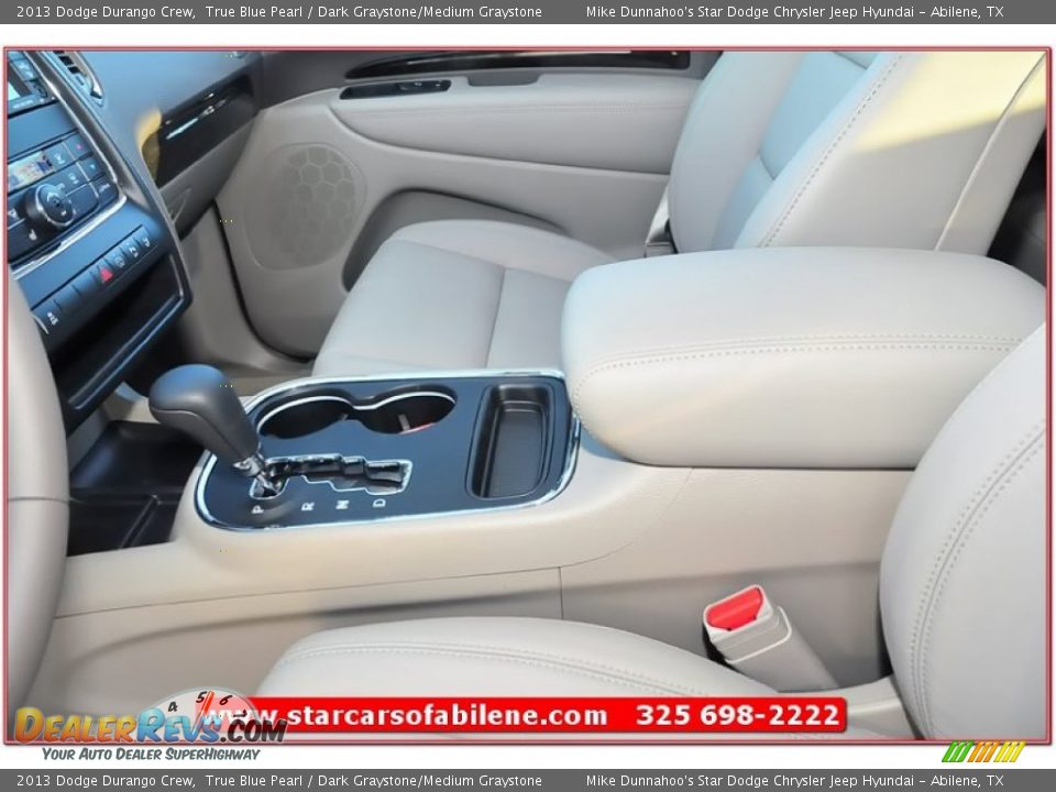 2013 Dodge Durango Crew True Blue Pearl / Dark Graystone/Medium Graystone Photo #16