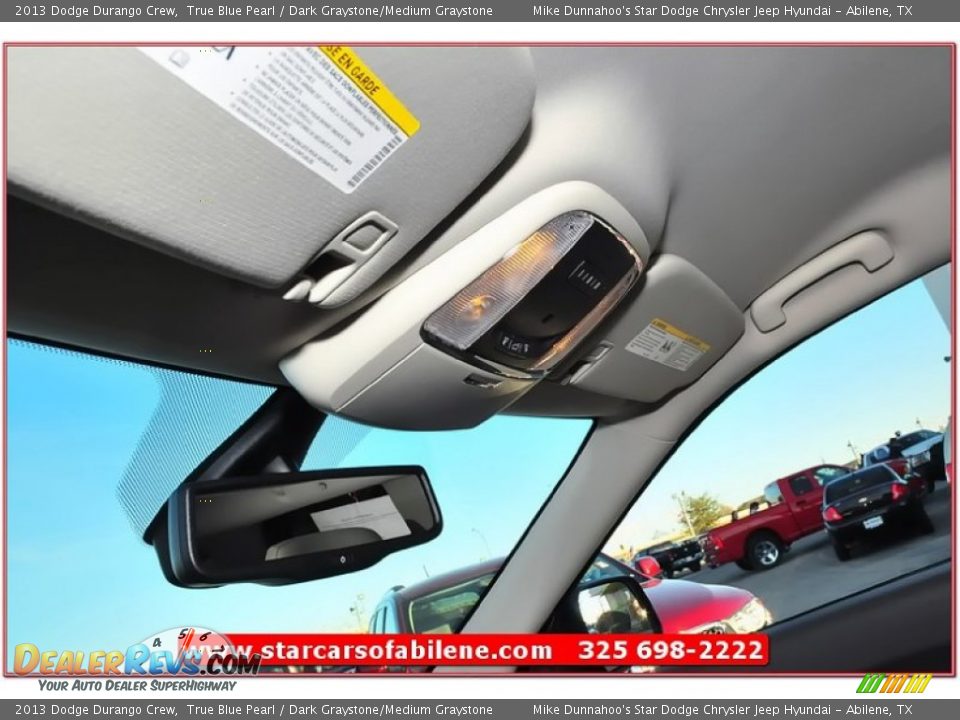 2013 Dodge Durango Crew True Blue Pearl / Dark Graystone/Medium Graystone Photo #17