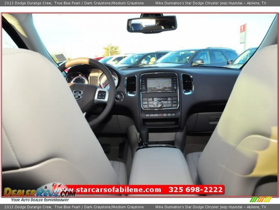 2013 Dodge Durango Crew True Blue Pearl / Dark Graystone/Medium Graystone Photo #20