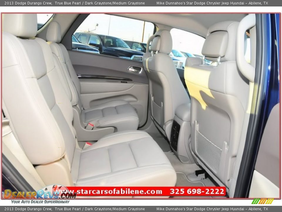 2013 Dodge Durango Crew True Blue Pearl / Dark Graystone/Medium Graystone Photo #25