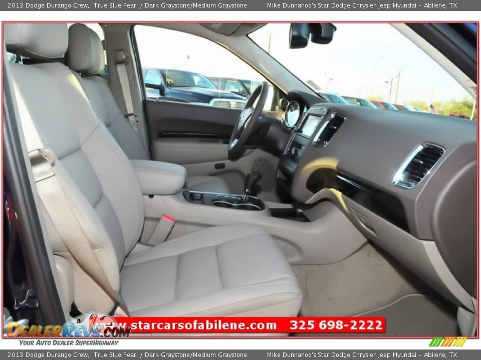 2013 Dodge Durango Crew True Blue Pearl / Dark Graystone/Medium Graystone Photo #26