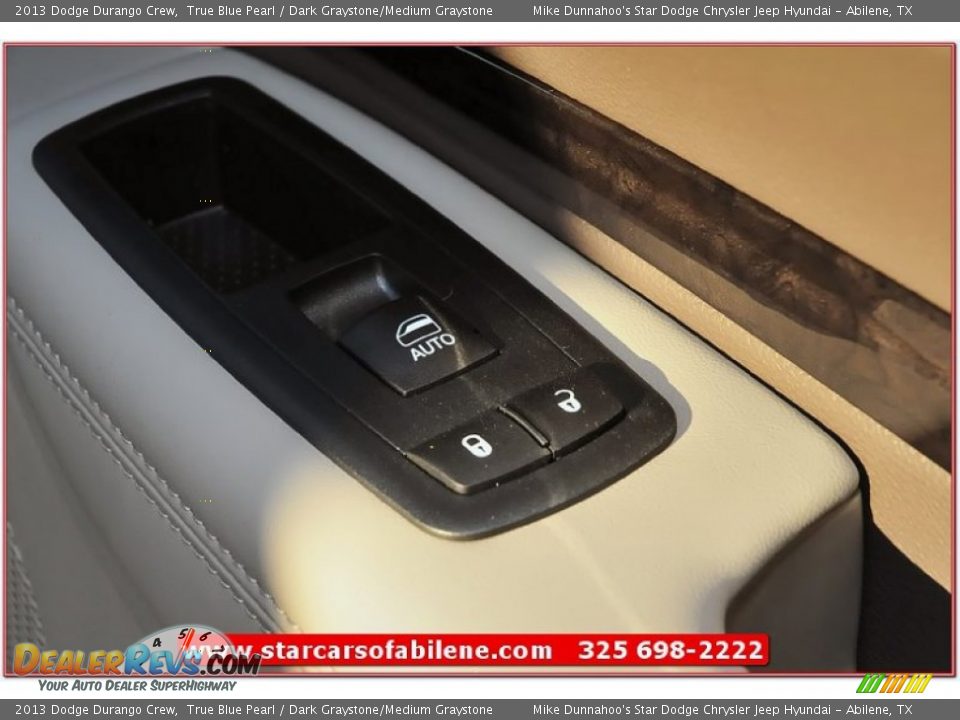 2013 Dodge Durango Crew True Blue Pearl / Dark Graystone/Medium Graystone Photo #28