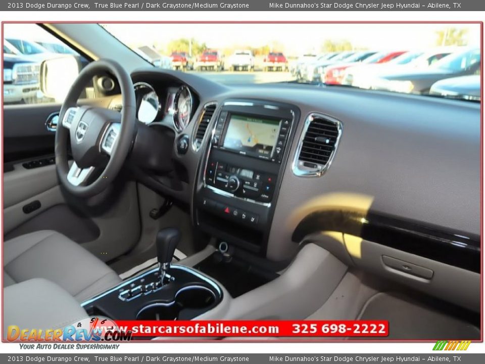 2013 Dodge Durango Crew True Blue Pearl / Dark Graystone/Medium Graystone Photo #29