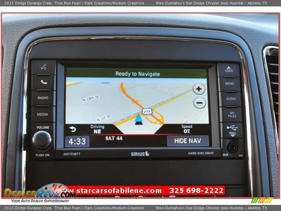 2013 Dodge Durango Crew True Blue Pearl / Dark Graystone/Medium Graystone Photo #32