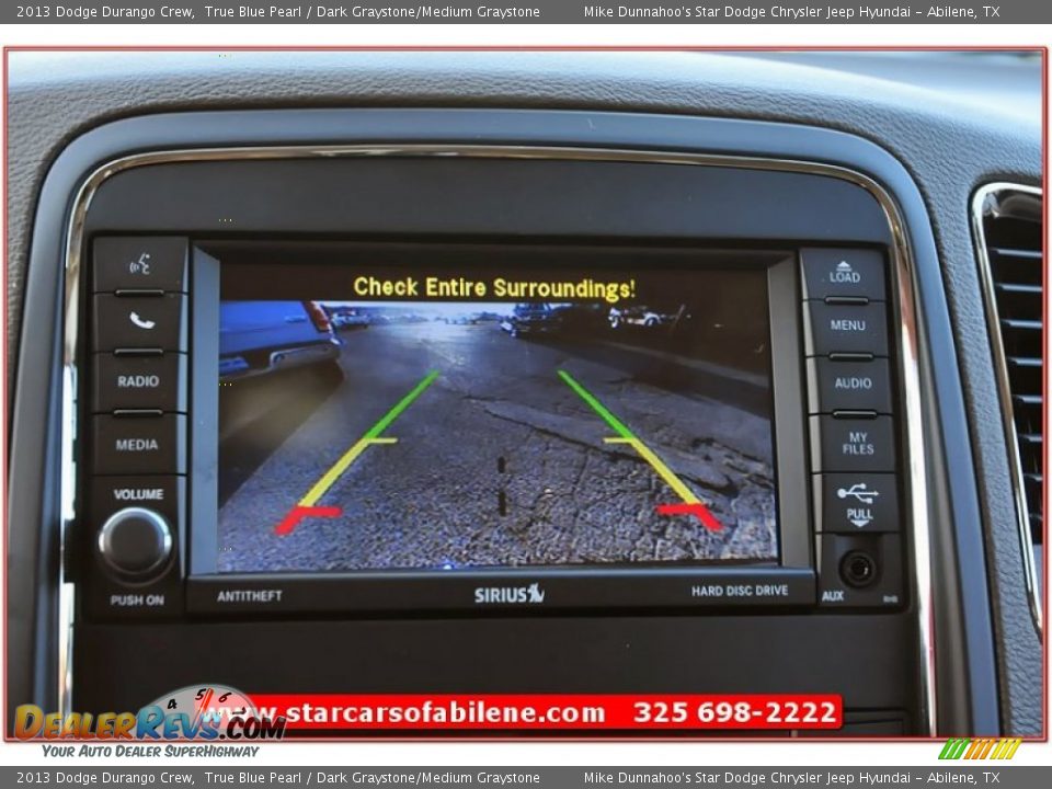 2013 Dodge Durango Crew True Blue Pearl / Dark Graystone/Medium Graystone Photo #33