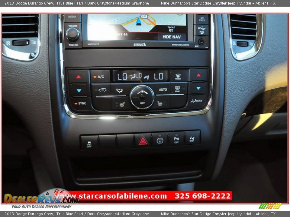 2013 Dodge Durango Crew True Blue Pearl / Dark Graystone/Medium Graystone Photo #34