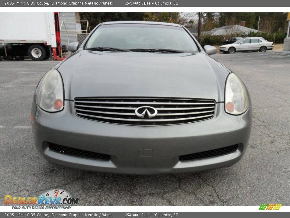 2005 Infiniti G 35 Coupe Diamond Graphite Metallic / Wheat Photo #1