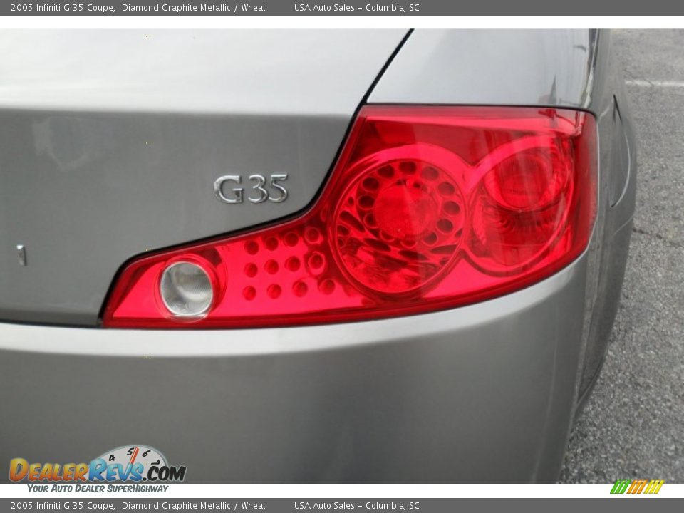 2005 Infiniti G 35 Coupe Diamond Graphite Metallic / Wheat Photo #6