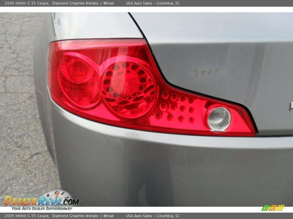 2005 Infiniti G 35 Coupe Diamond Graphite Metallic / Wheat Photo #7