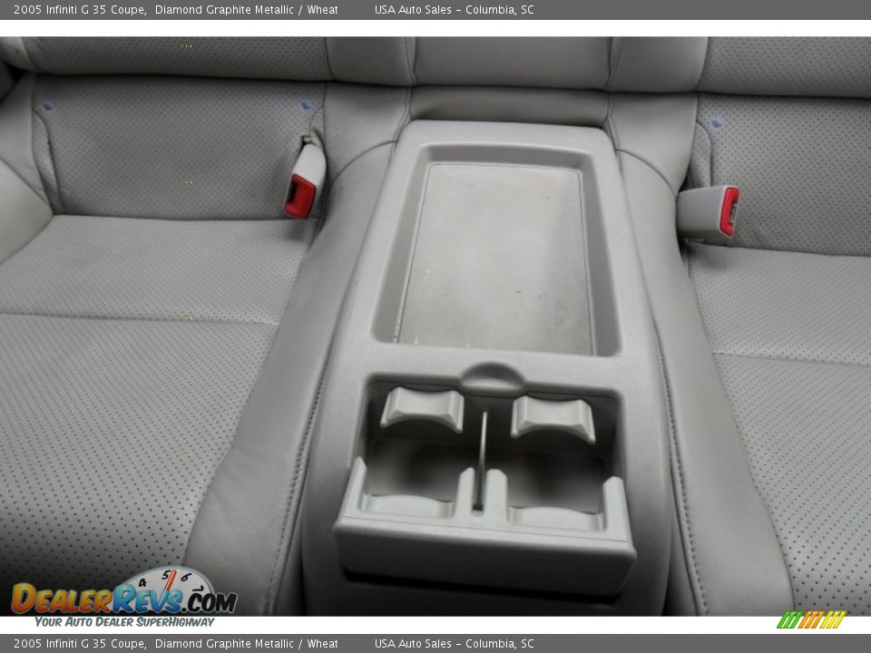 2005 Infiniti G 35 Coupe Diamond Graphite Metallic / Wheat Photo #18