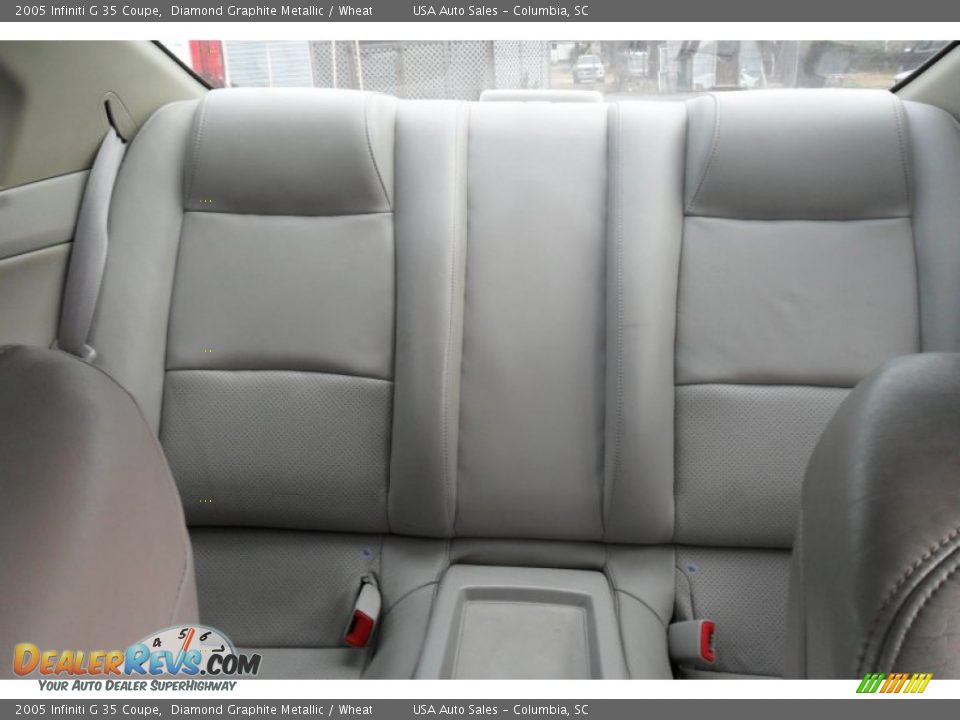 2005 Infiniti G 35 Coupe Diamond Graphite Metallic / Wheat Photo #19
