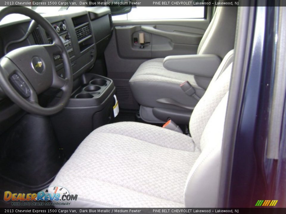 2013 Chevrolet Express 1500 Cargo Van Dark Blue Metallic / Medium Pewter Photo #2