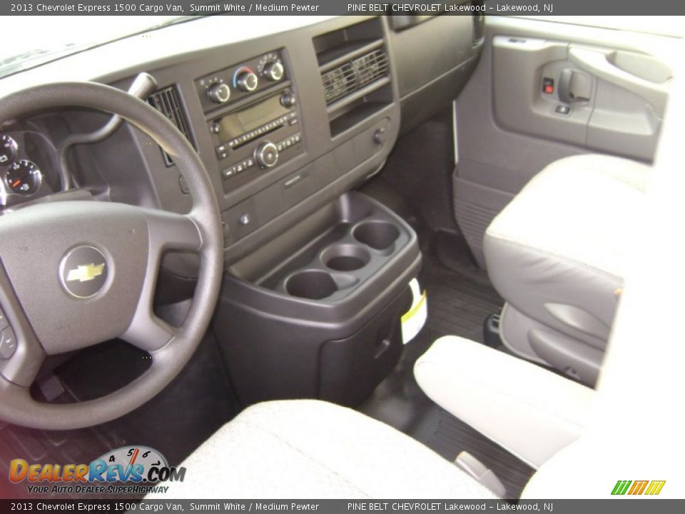 2013 Chevrolet Express 1500 Cargo Van Summit White / Medium Pewter Photo #3