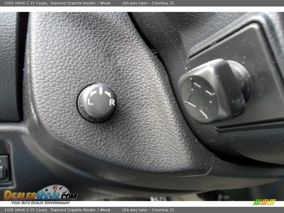 2005 Infiniti G 35 Coupe Diamond Graphite Metallic / Wheat Photo #31