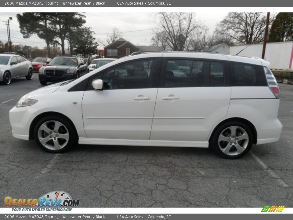 2006 Mazda MAZDA5 Touring Whitewater Pearl / Black Photo #2