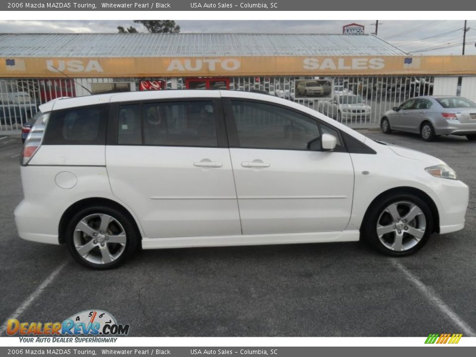 2006 Mazda MAZDA5 Touring Whitewater Pearl / Black Photo #5