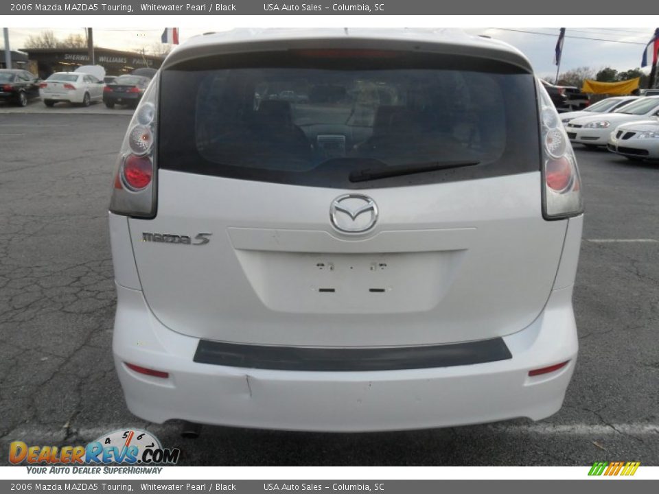 2006 Mazda MAZDA5 Touring Whitewater Pearl / Black Photo #6