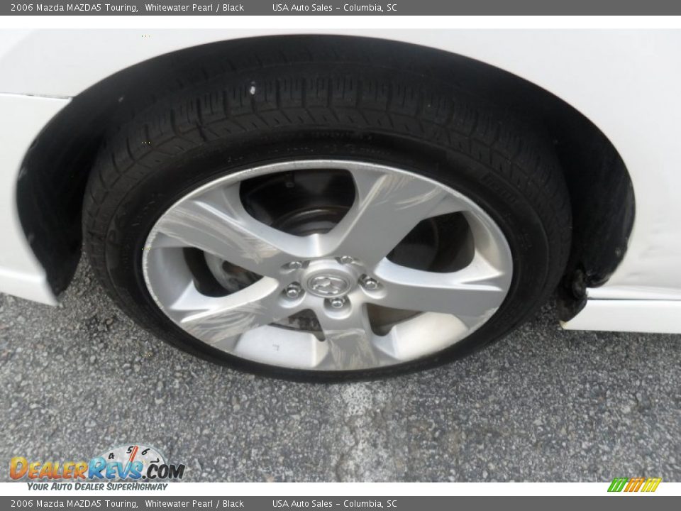 2006 Mazda MAZDA5 Touring Whitewater Pearl / Black Photo #10