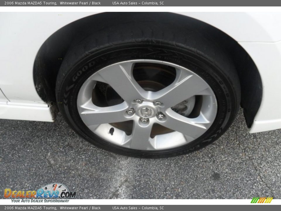 2006 Mazda MAZDA5 Touring Whitewater Pearl / Black Photo #11