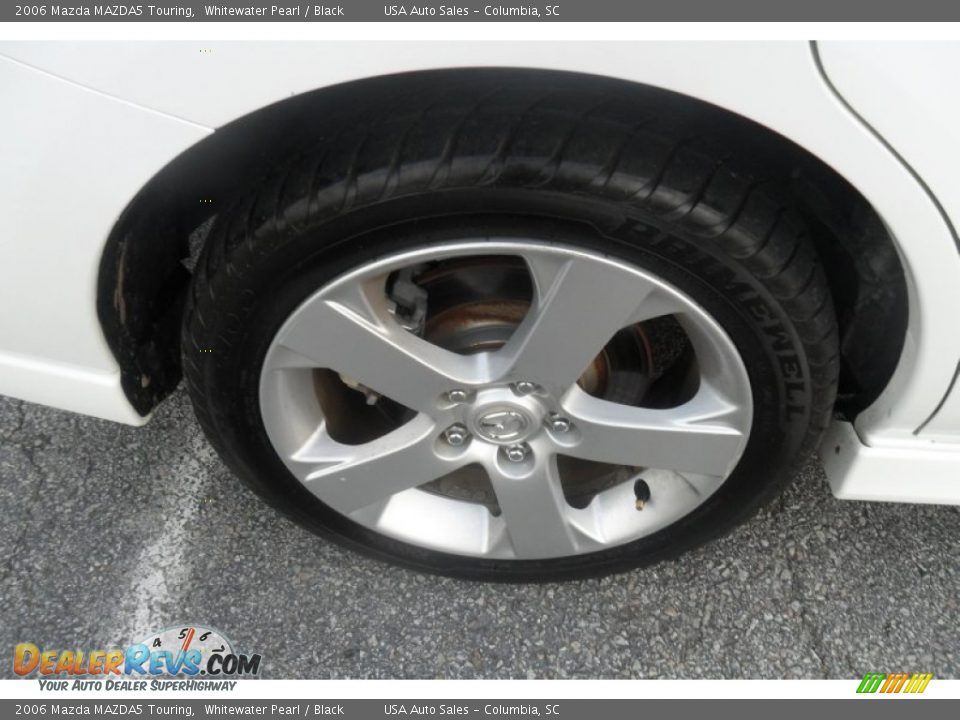 2006 Mazda MAZDA5 Touring Whitewater Pearl / Black Photo #12