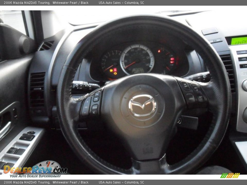 2006 Mazda MAZDA5 Touring Whitewater Pearl / Black Photo #31
