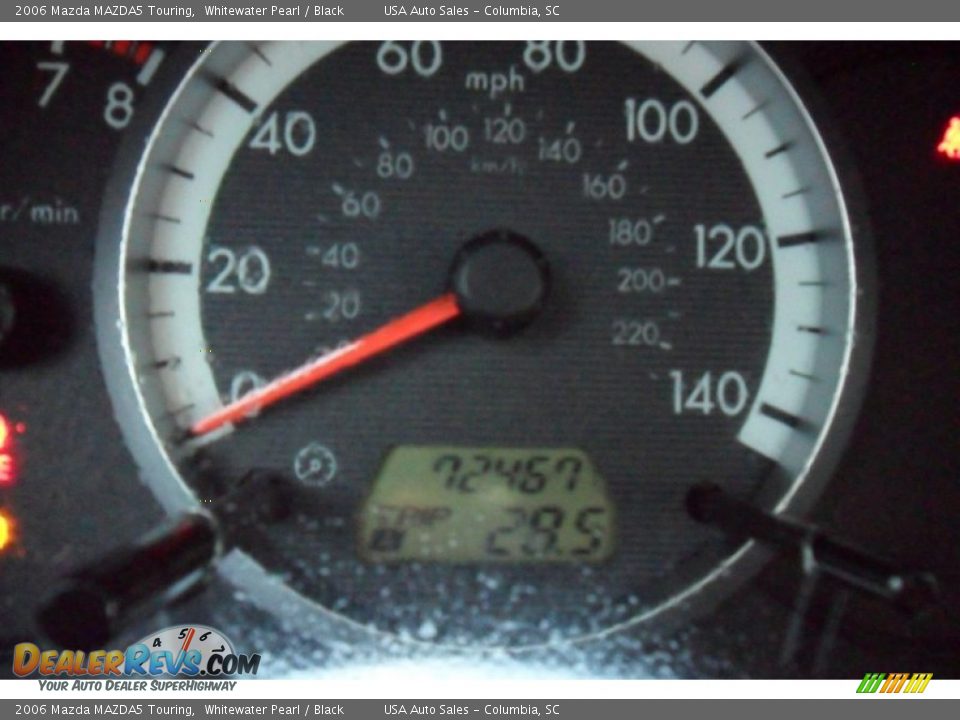 2006 Mazda MAZDA5 Touring Whitewater Pearl / Black Photo #34