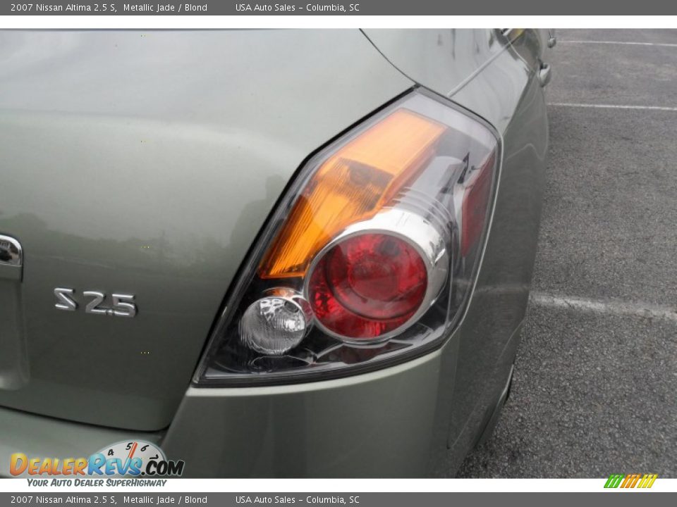 2007 Nissan Altima 2.5 S Metallic Jade / Blond Photo #6