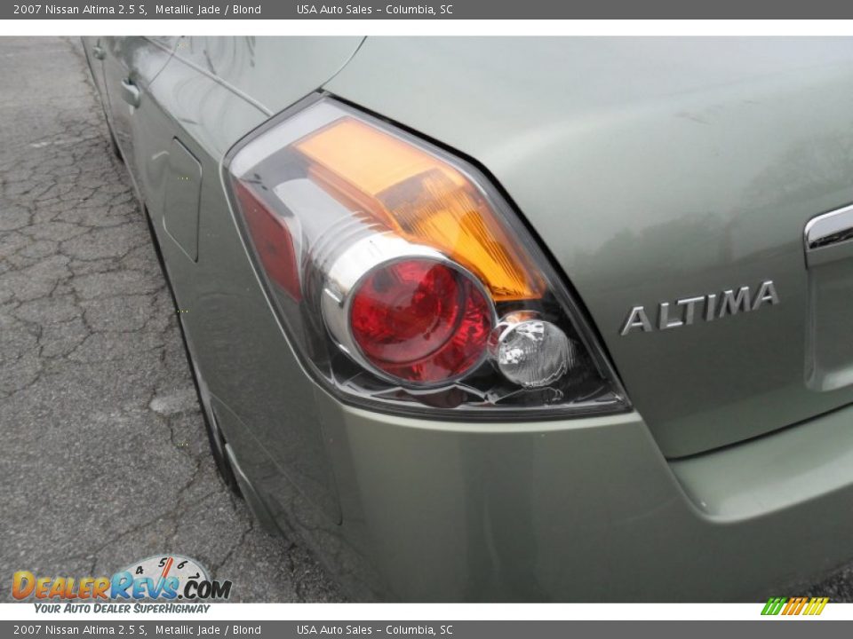 2007 Nissan Altima 2.5 S Metallic Jade / Blond Photo #7