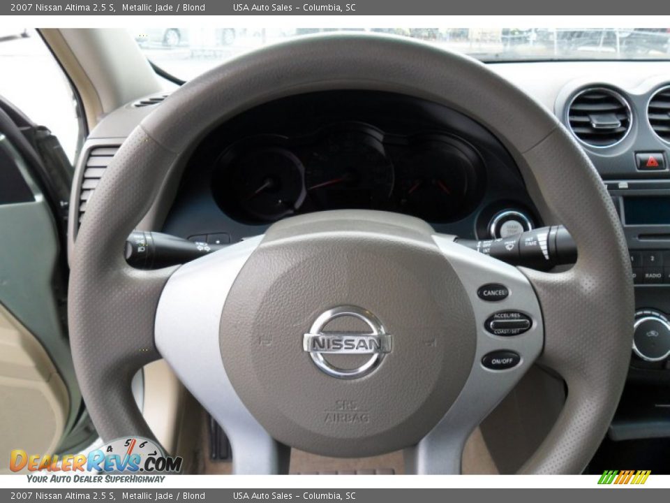 2007 Nissan Altima 2.5 S Steering Wheel Photo #18