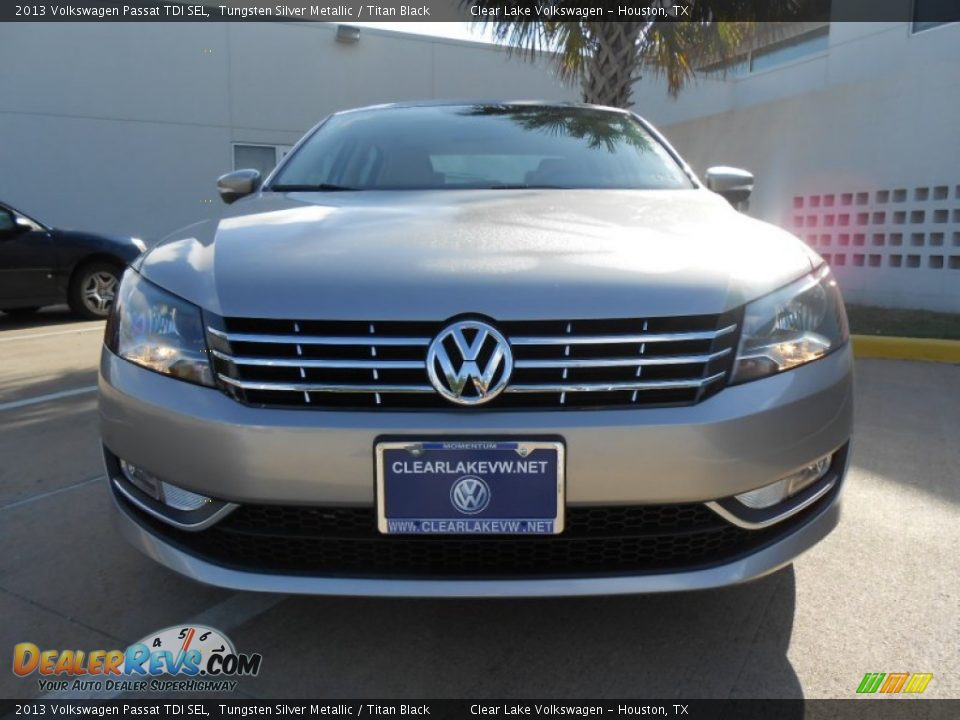 2013 Volkswagen Passat TDI SEL Tungsten Silver Metallic / Titan Black Photo #2