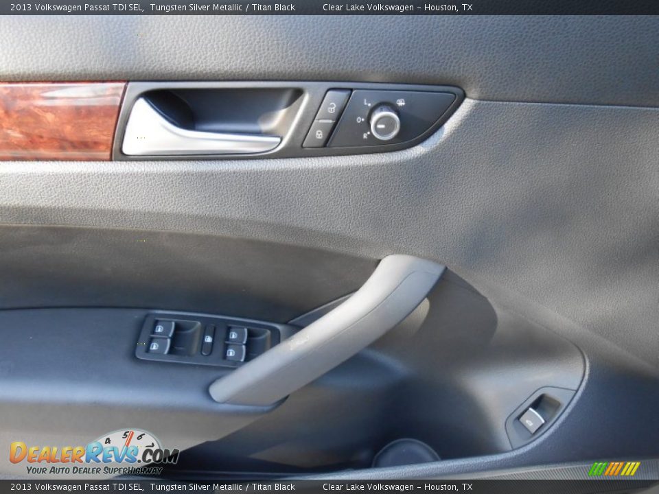 2013 Volkswagen Passat TDI SEL Tungsten Silver Metallic / Titan Black Photo #21