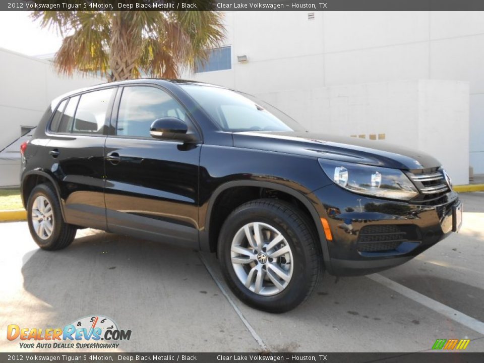 2012 Volkswagen Tiguan S 4Motion Deep Black Metallic / Black Photo #1