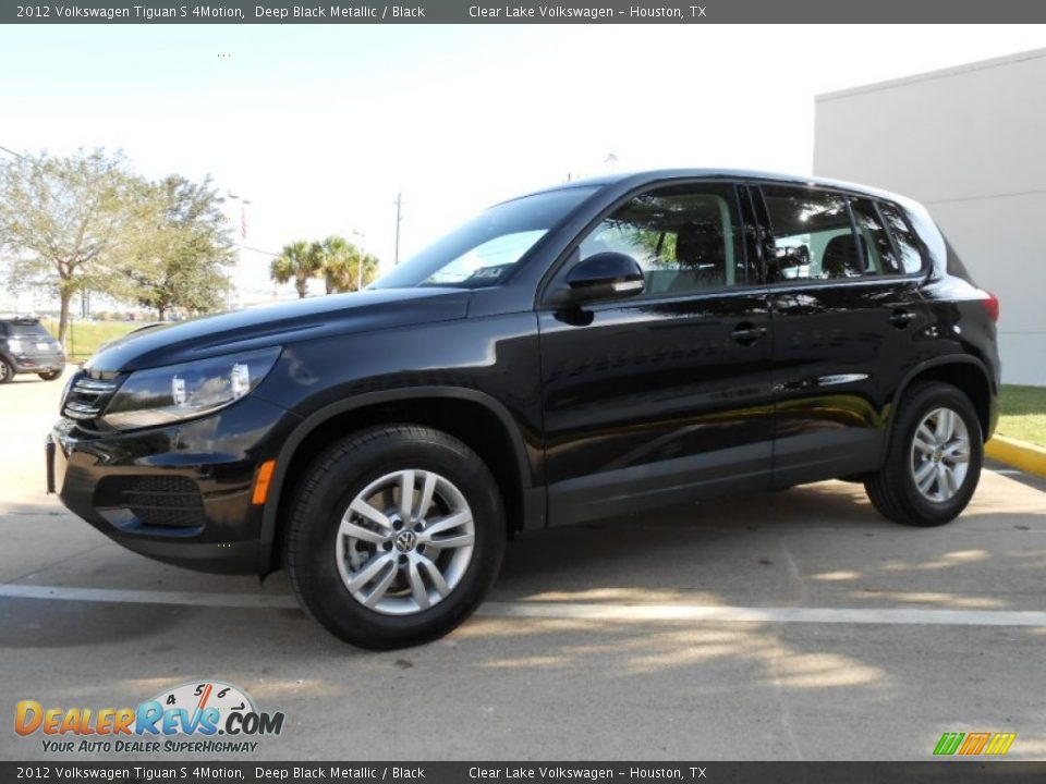 2012 Volkswagen Tiguan S 4Motion Deep Black Metallic / Black Photo #3