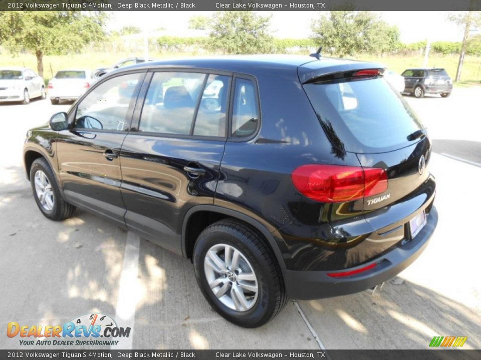 2012 Volkswagen Tiguan S 4Motion Deep Black Metallic / Black Photo #5