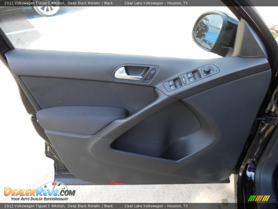 2012 Volkswagen Tiguan S 4Motion Deep Black Metallic / Black Photo #8