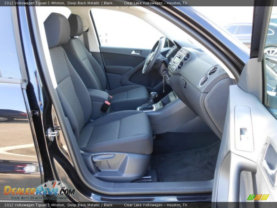 2012 Volkswagen Tiguan S 4Motion Deep Black Metallic / Black Photo #11