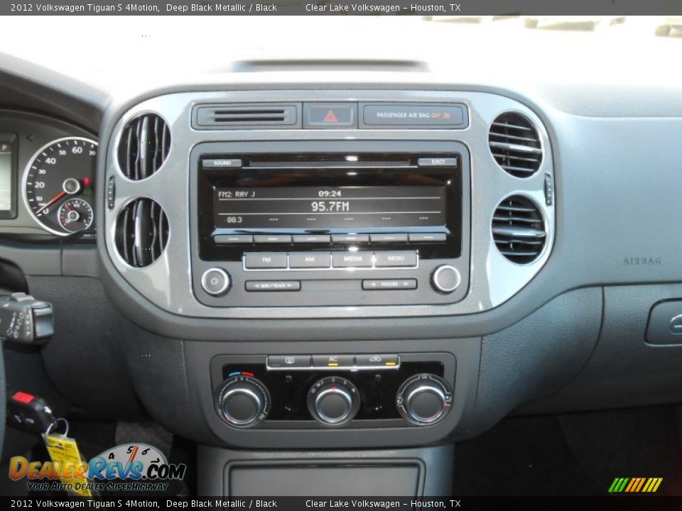 2012 Volkswagen Tiguan S 4Motion Deep Black Metallic / Black Photo #15