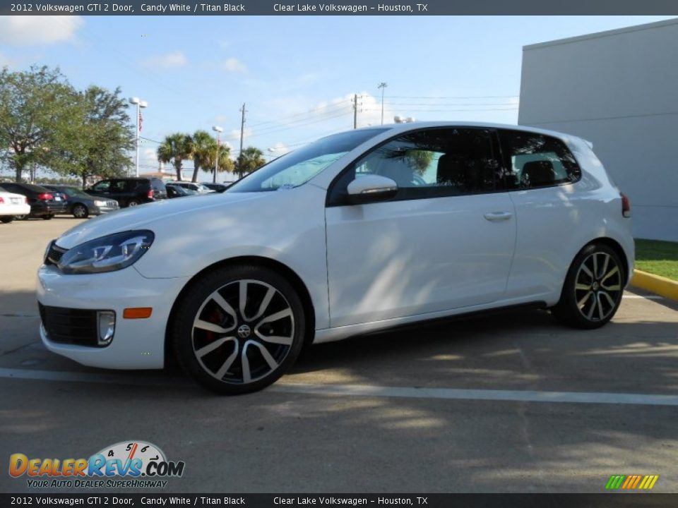 2012 Volkswagen GTI 2 Door Candy White / Titan Black Photo #3
