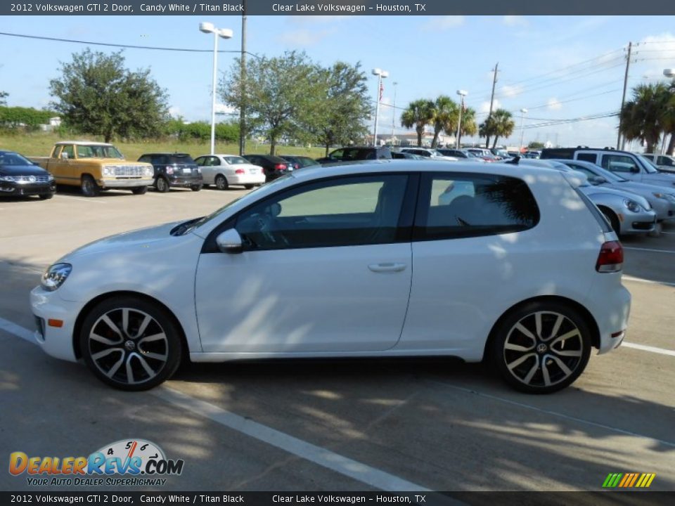 2012 Volkswagen GTI 2 Door Candy White / Titan Black Photo #4