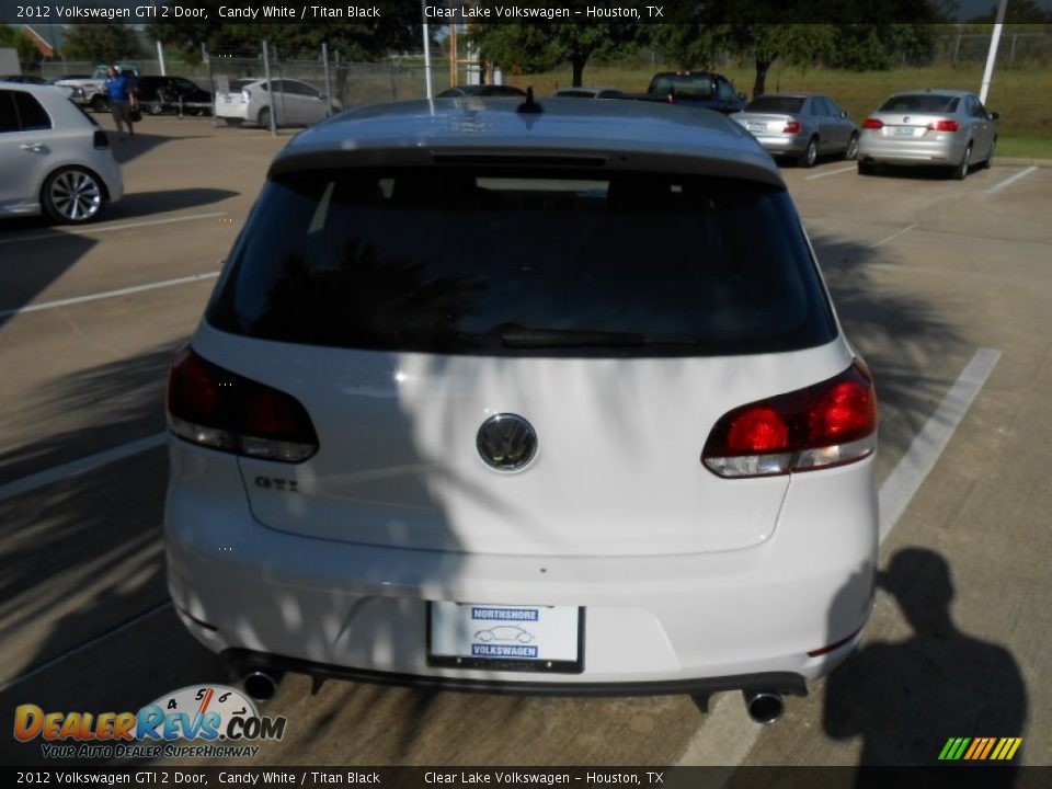 2012 Volkswagen GTI 2 Door Candy White / Titan Black Photo #6