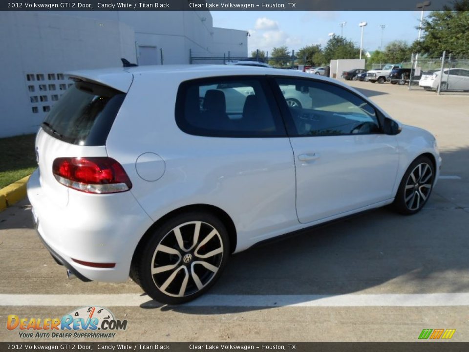 2012 Volkswagen GTI 2 Door Candy White / Titan Black Photo #7