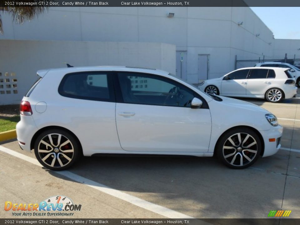 2012 Volkswagen GTI 2 Door Candy White / Titan Black Photo #8