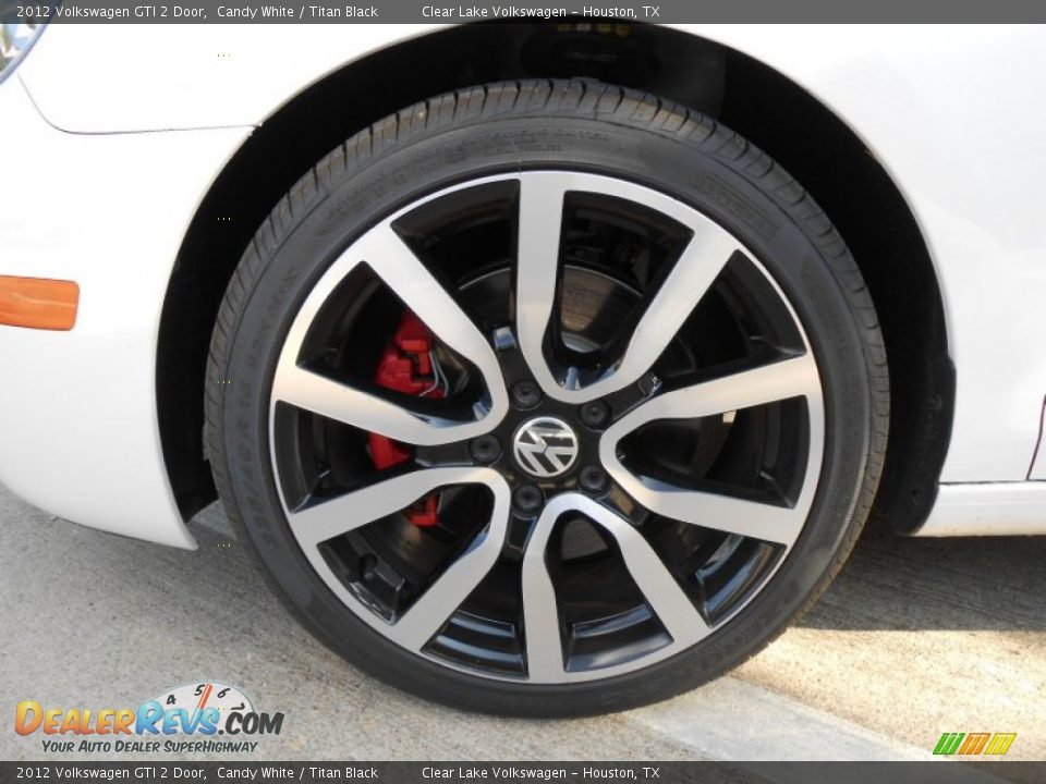 2012 Volkswagen GTI 2 Door Candy White / Titan Black Photo #9