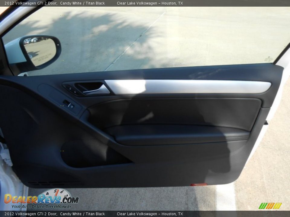2012 Volkswagen GTI 2 Door Candy White / Titan Black Photo #12