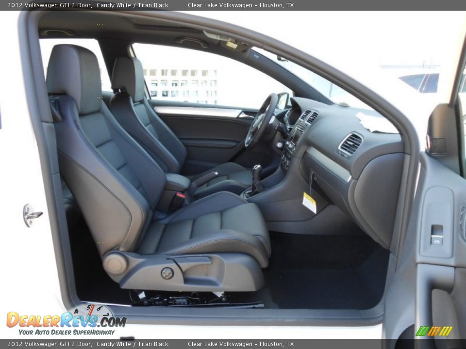 2012 Volkswagen GTI 2 Door Candy White / Titan Black Photo #13