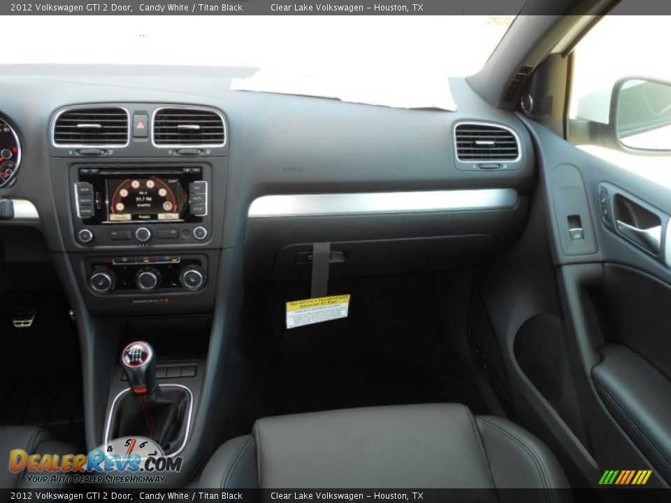 2012 Volkswagen GTI 2 Door Candy White / Titan Black Photo #15
