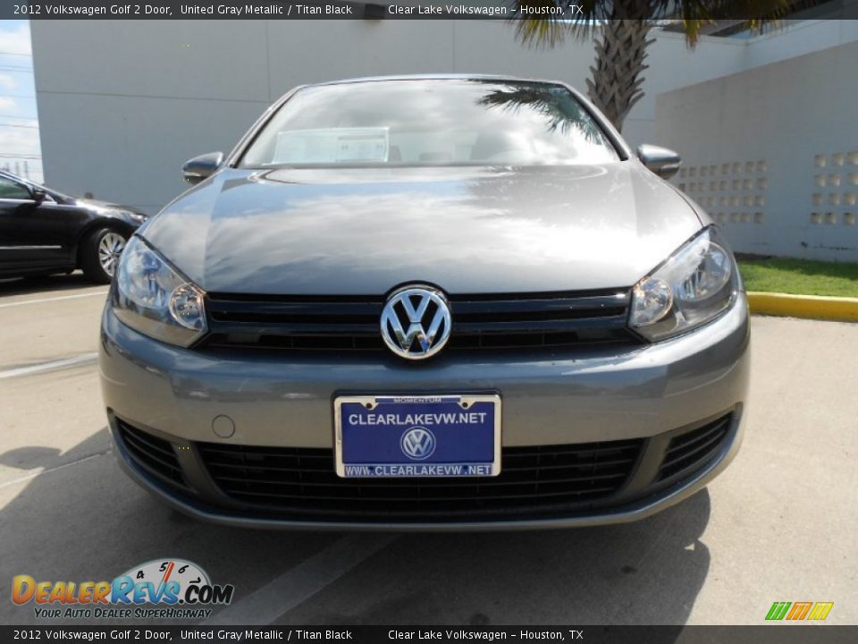 2012 Volkswagen Golf 2 Door United Gray Metallic / Titan Black Photo #2