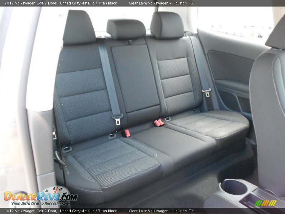 2012 Volkswagen Golf 2 Door United Gray Metallic / Titan Black Photo #14