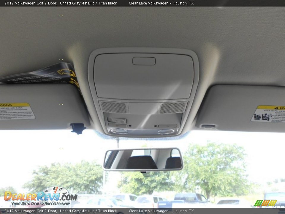 2012 Volkswagen Golf 2 Door United Gray Metallic / Titan Black Photo #18
