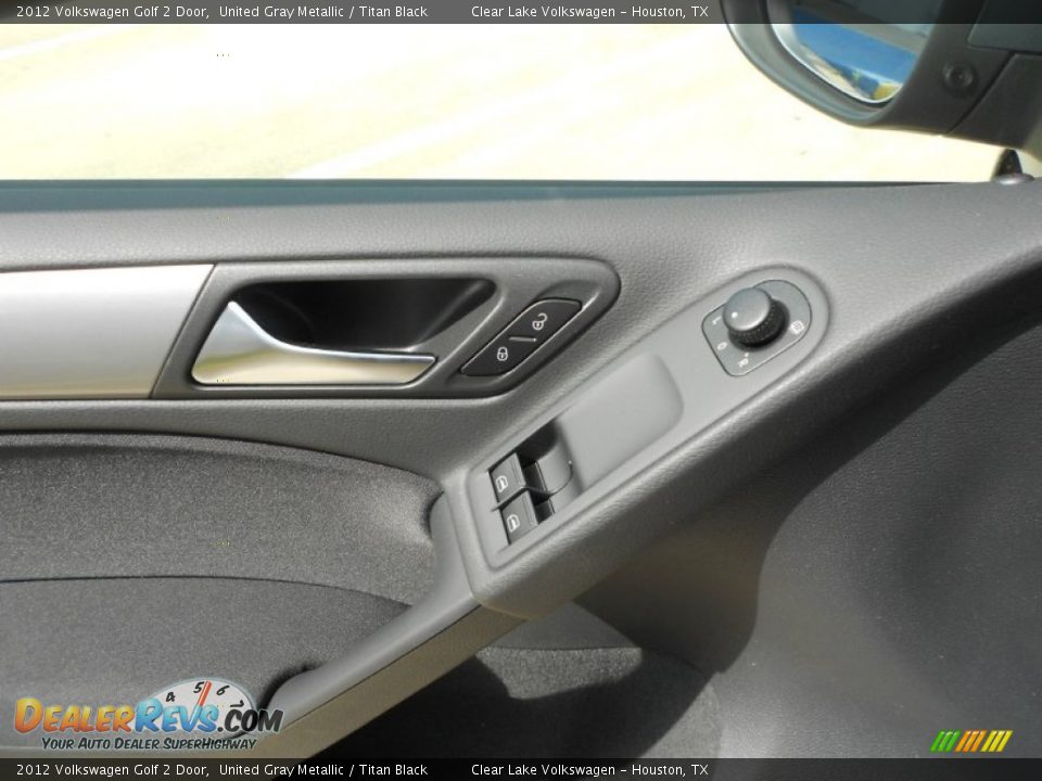 2012 Volkswagen Golf 2 Door United Gray Metallic / Titan Black Photo #19